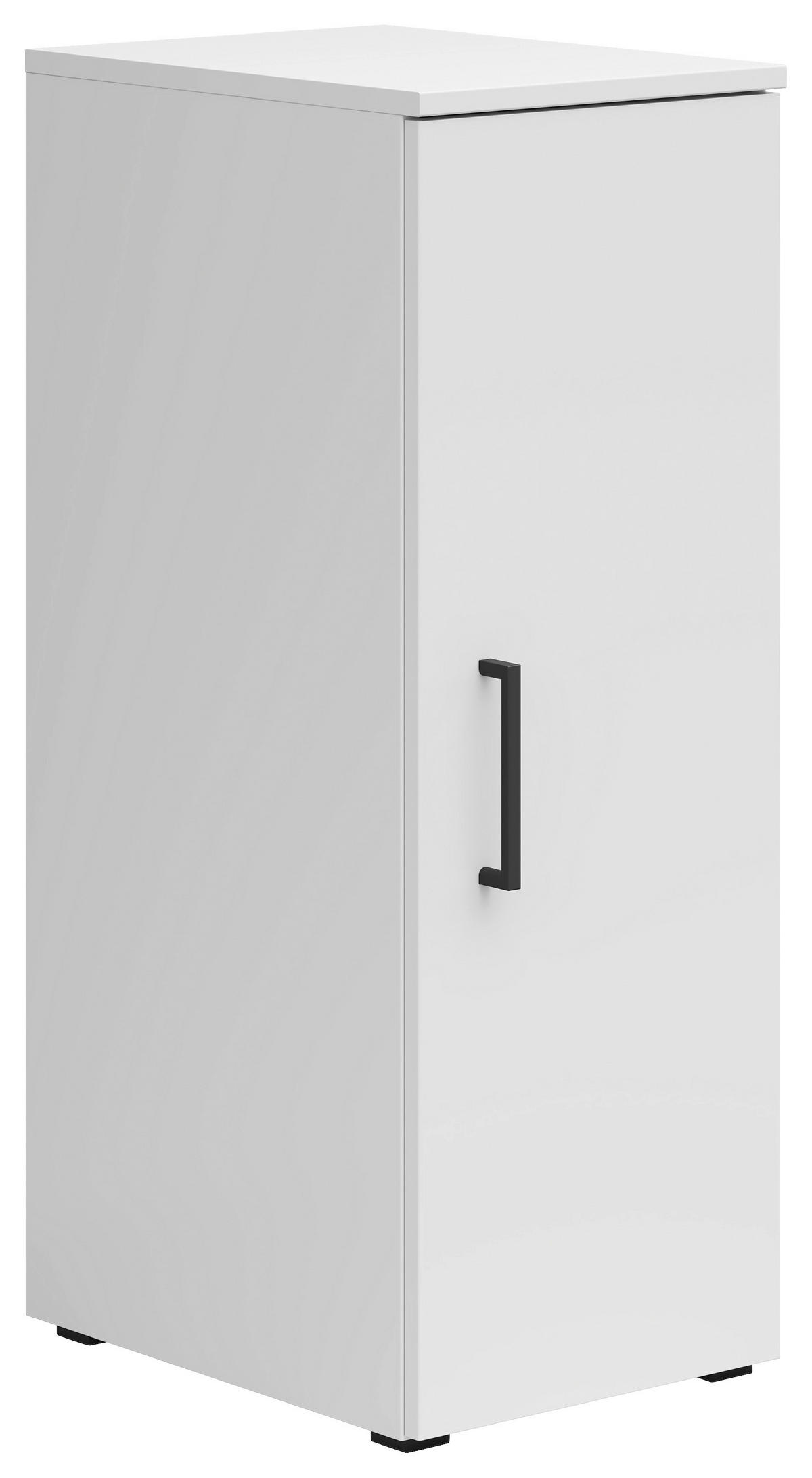 VIACÚČELOVÁ SKRIŇA, biela, 30/83/40 cm - čierna/biela, Modern, kompozitné drevo/plast (30/83/40cm) - Carryhome