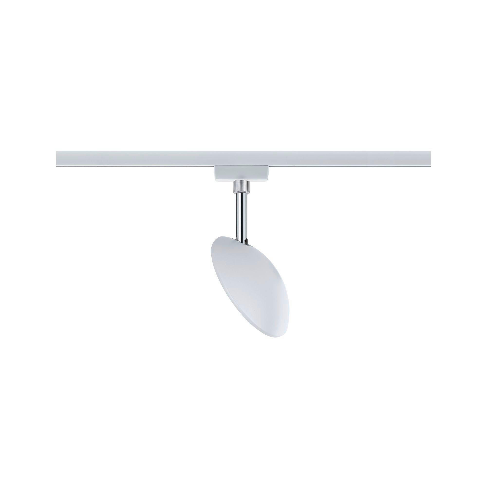 SCHIENENSYSTEM-HÄNGELEUCHTE - Chromfarben/Weiß, Basics, Kunststoff (11,98/18,3/3,2cm) - Paulmann