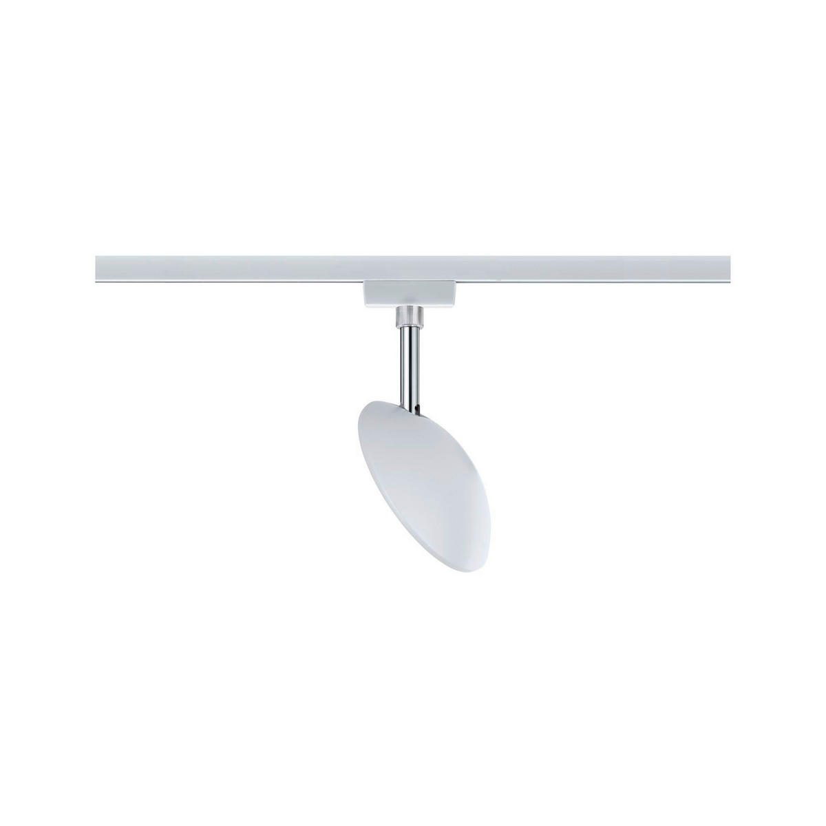SCHIENENSYSTEM-HÄNGELEUCHTE - Chromfarben/Weiß, Basics, Kunststoff (11,98/18,3/3,2cm) - Paulmann
