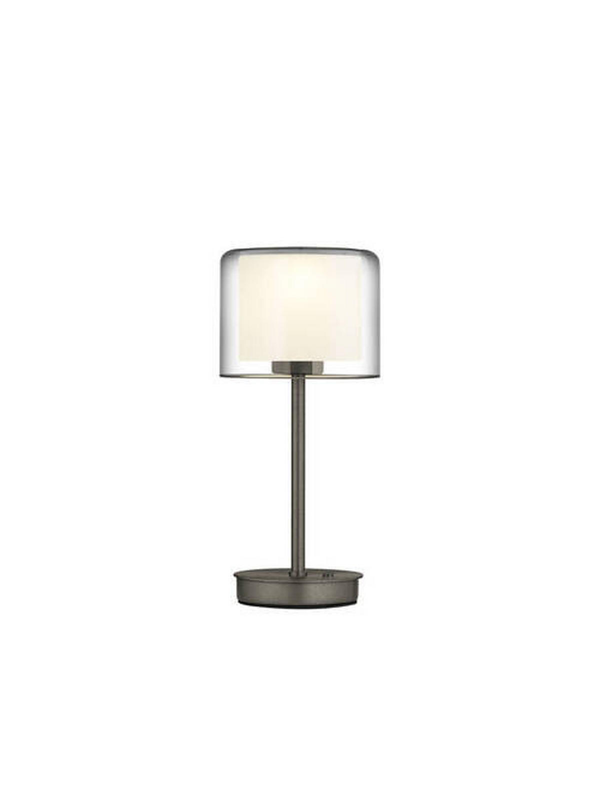 LED-TISCHLEUCHTE Klara 15,6/34 cm   - Bronzefarben, Design, Metall (15,6/34cm) - elements by BANKAMP