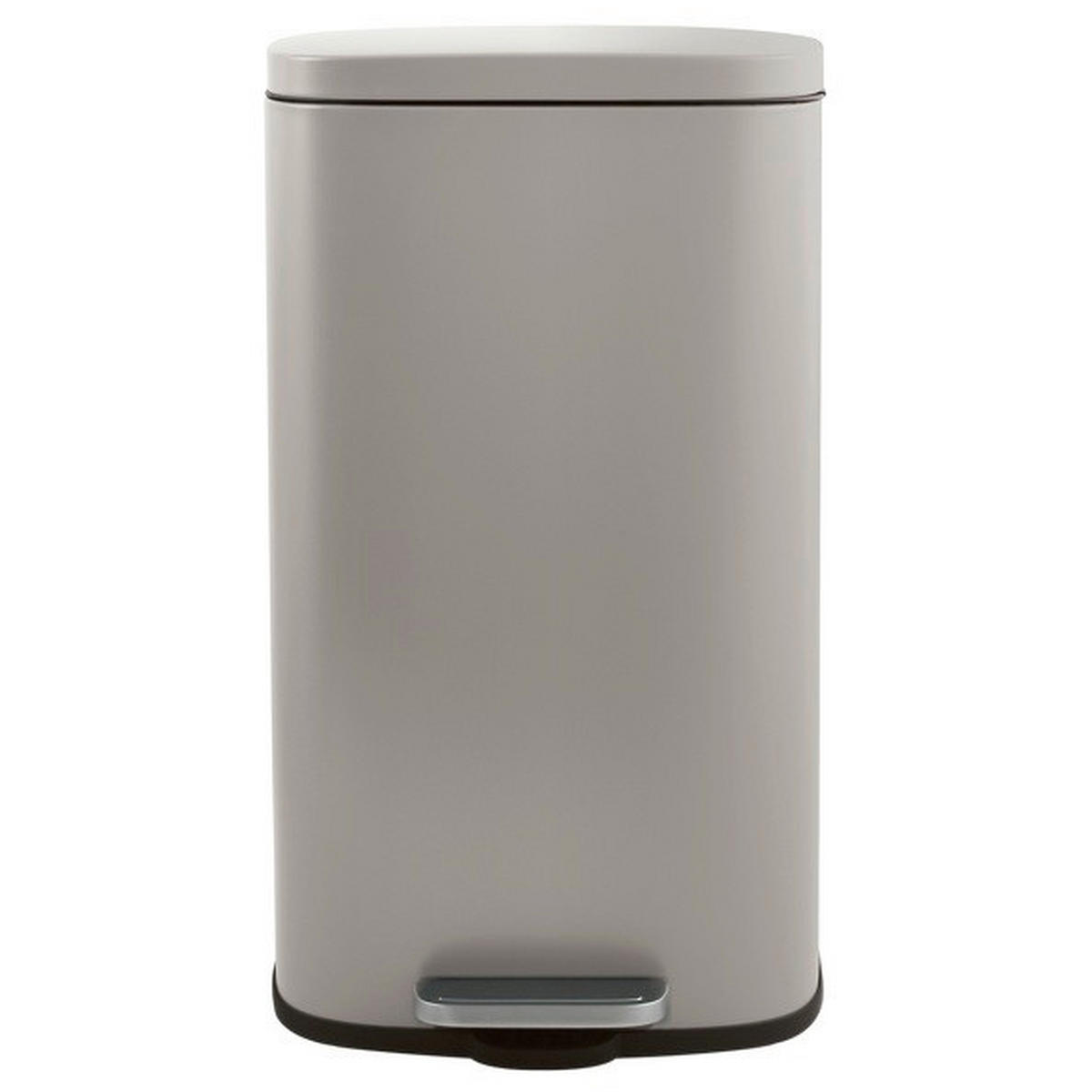 TRETEIMER 50 l  Metall  - Taupe/Schwarz, Basics, Kunststoff/Metall (42,7/29,7/64,3cm) - Spirella