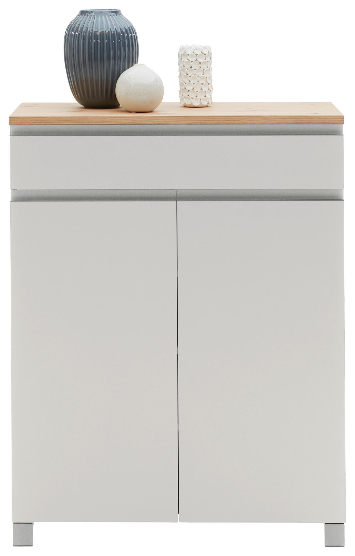 GARDEROBE 5-teilig  in 180/193/40 cm  - Weiss/Eichefarben, Design, Holz/Holzwerkstoff (180/193/40cm) - Dieter Knoll