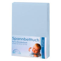 KINDERSPANNBETTTUCH   - Hellblau, Basics, Textil (70/140cm) - Zöllner