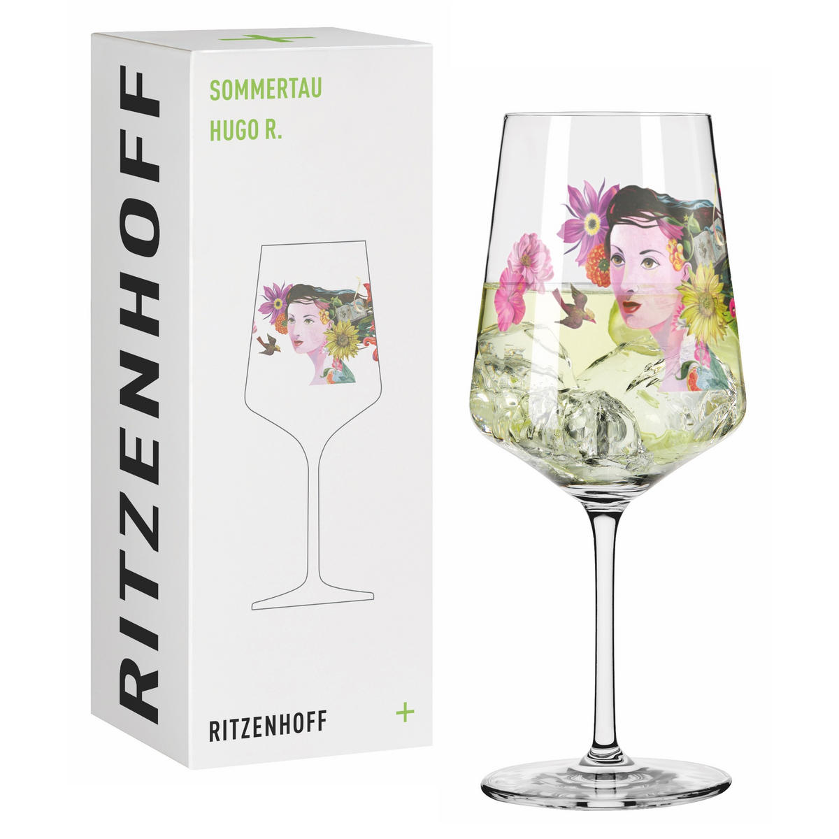 SPRITZERGLAS 544 ml  - Lila/Rosa, LIFESTYLE, Glas (8,3/22,5cm) - Ritzenhoff