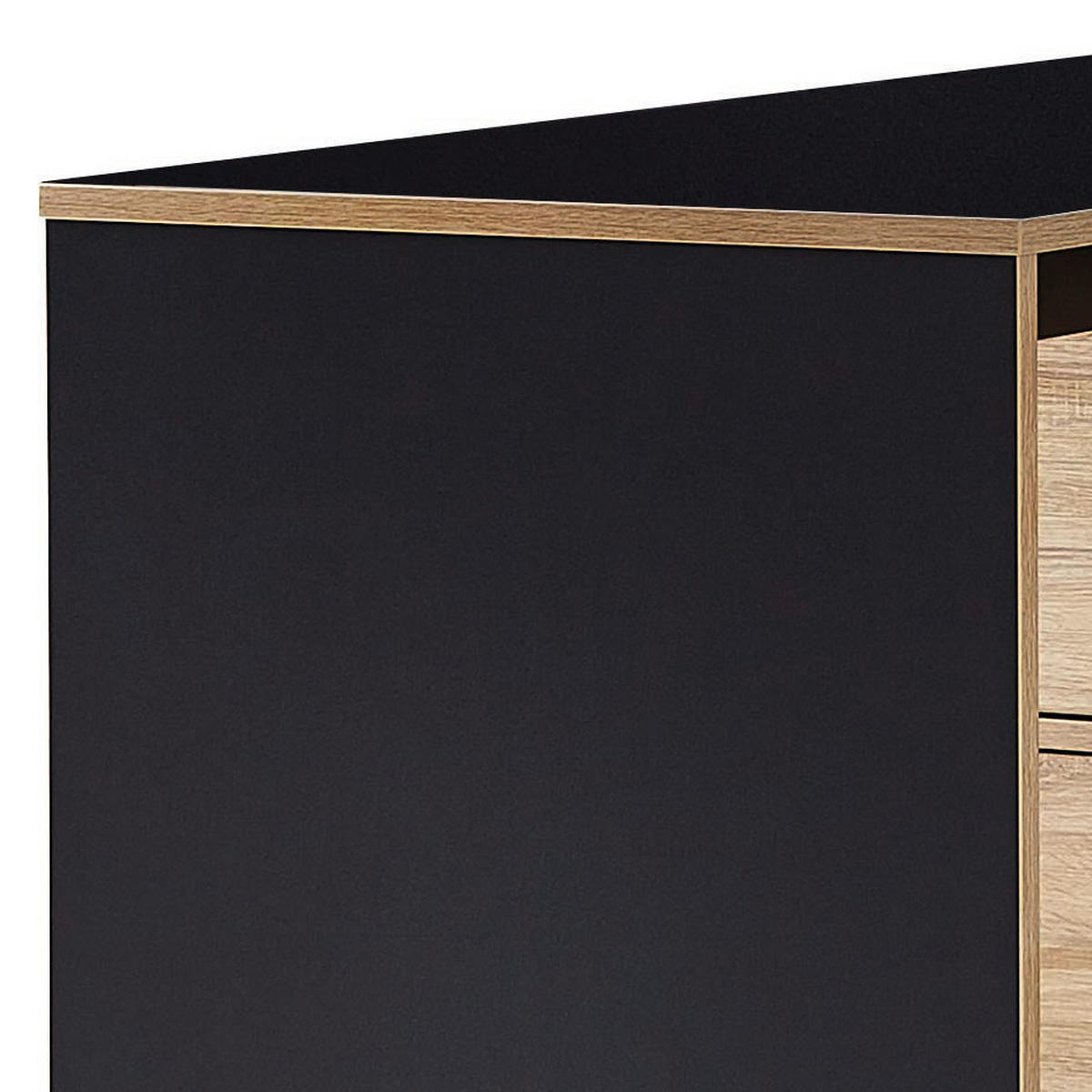 ECKSCHREIBTISCH 120/120/76 cm  in Anthrazit, Sonoma Eiche  - Anthrazit/Sonoma Eiche, Design, Holzwerkstoff (120/120/76cm) - Germania