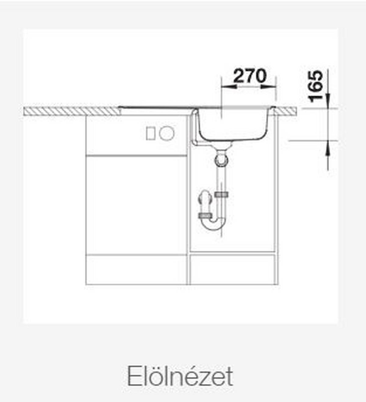 MOSOGATÓTÁLCA - nemesacél, Basics, fém (78/50cm) - Blanco