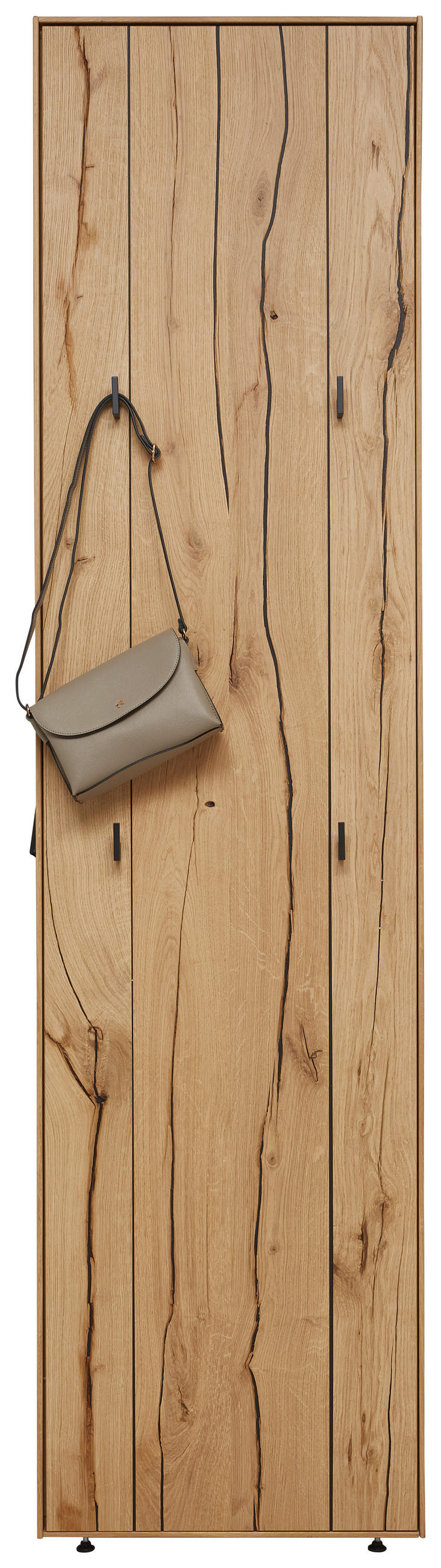 GARDEROBE 2-teilig  in 51,9/205,5/37,1 cm  - Eichefarben/Graphitfarben, Design, Holz/Holzwerkstoff (51,9/205,5/37,1cm) - Dieter Knoll