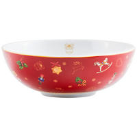 BOL PENTRU CEREALE  - roșu, Konventionell, ceramică (16/5,5cm) - X-Mas
