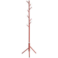 ŠATNÍ STOJAN - červená, Moderní, kov (48/173/48cm)