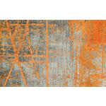 FLACHWEBETEPPICH 110/175 cm Rustic  - Orange/Grau, KONVENTIONELL, Kunststoff (110/175cm) - Esposa