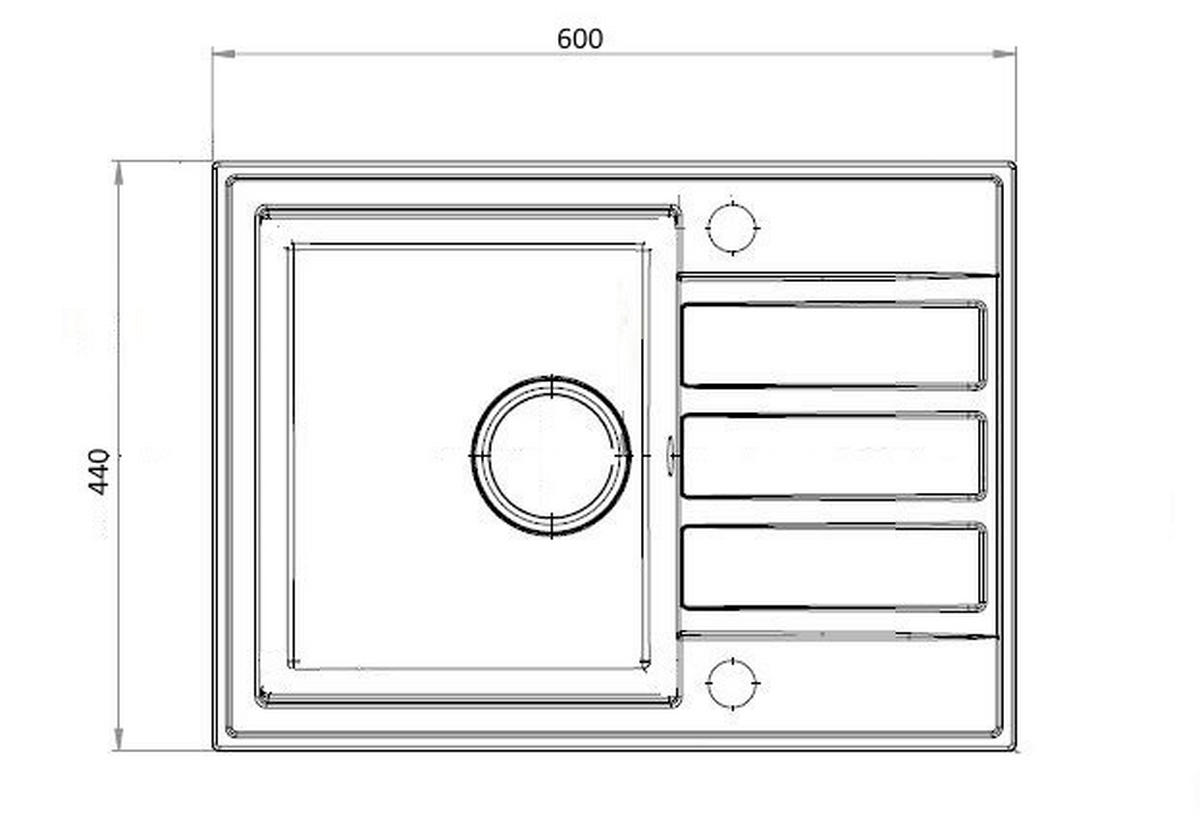 SUDOPERA - SET      60/44/20 cm      - crna, Osnovno, kamen (60/44/20cm)