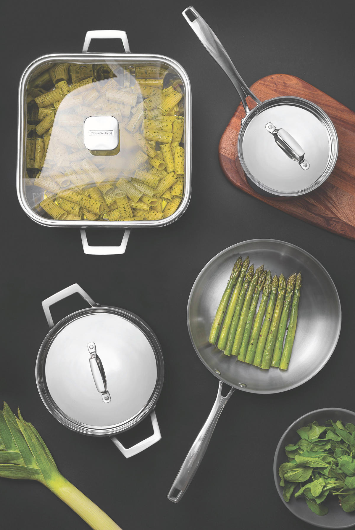 BRATPFANNE GRANO 26 cm  - Edelstahlfarben, Basics, Metall (26cm)