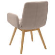 ARMLEHNSTUHL  in Cord  - Taupe/Naturfarben, Design, Holz/Textil (61/88/66cm) - Dieter Knoll