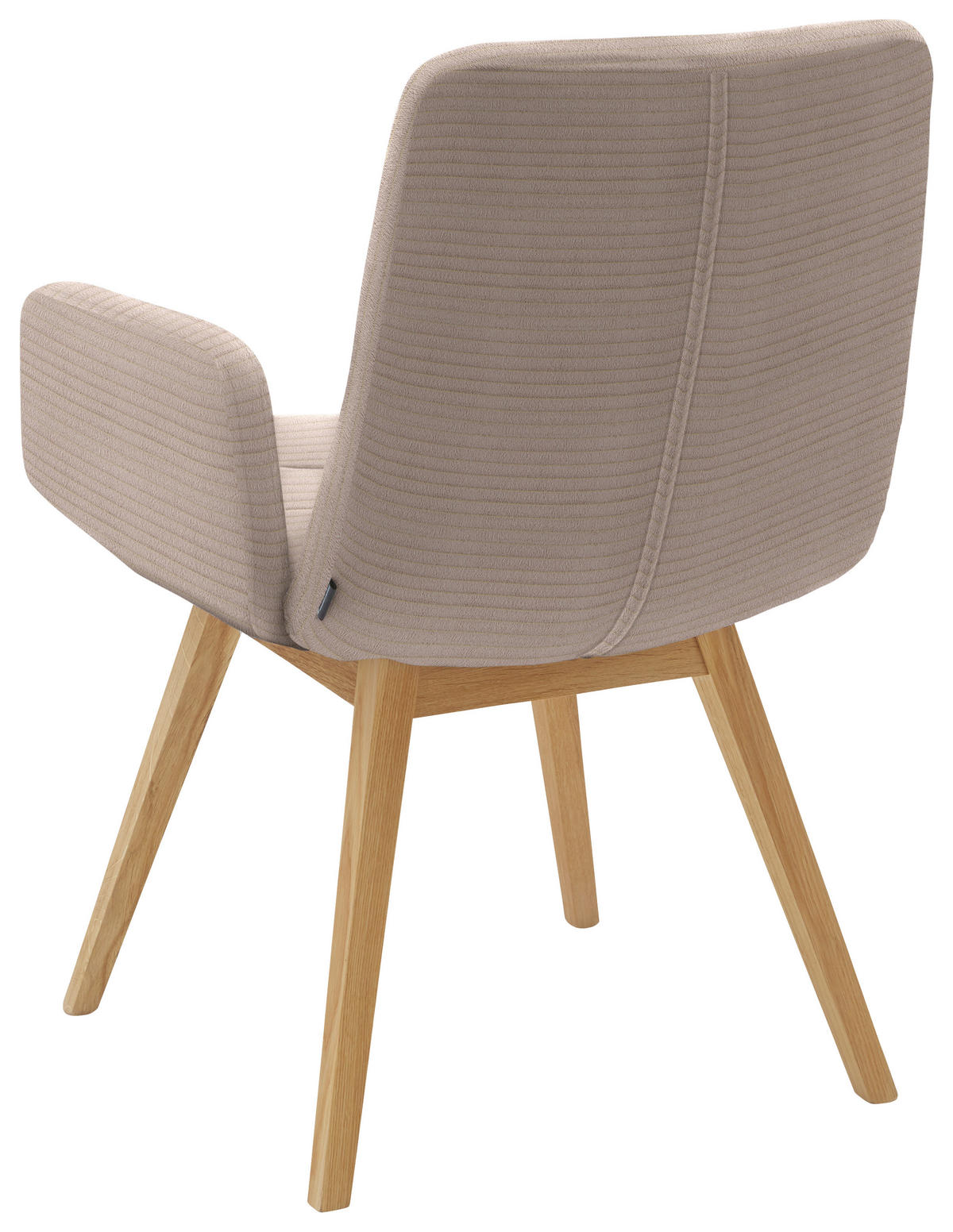 ARMLEHNSTUHL  in Cord  - Taupe/Naturfarben, Design, Holz/Textil (61/88/66cm) - Dieter Knoll