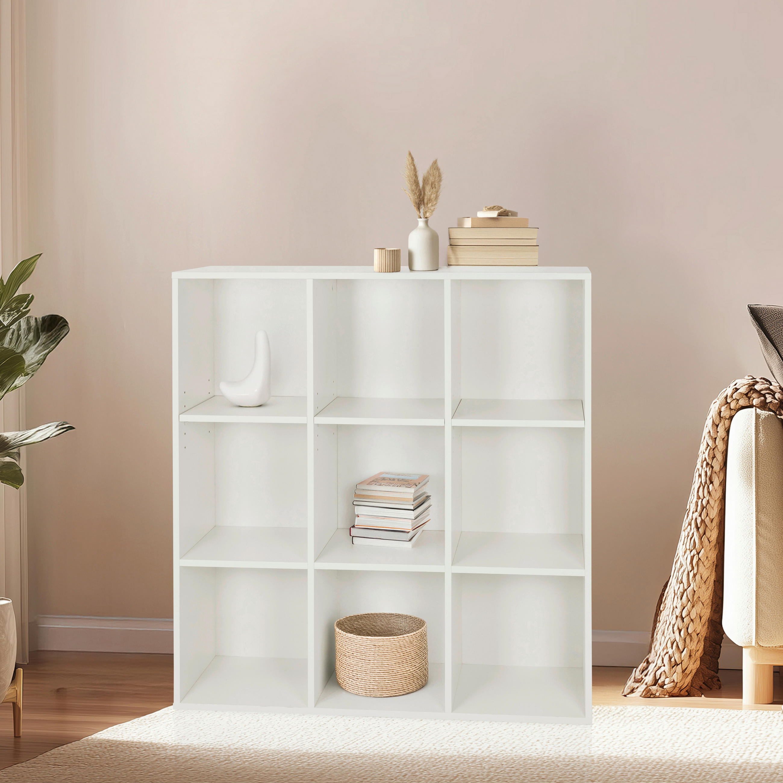 HYLLA i 97,5/100/30 cm vit  - vit, Modern, trämaterial (97,5/100/30cm) - MID.YOU