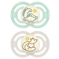 SCHNULLER 16+ Monat(e)  - Blau/Gelb, Basics, Kunststoff (8,9/14,5/4,7cm) - MAM