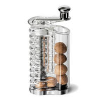 GEWÜRZMÜHLE  - Chromfarben, KONVENTIONELL, Kunststoff/Metall (6,4/10/15,2cm) - AdHoc