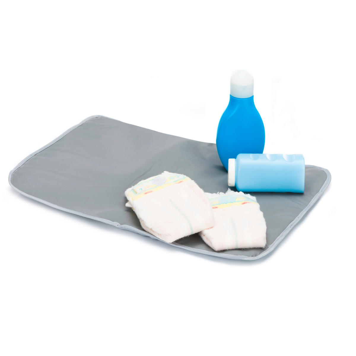 RUKSAK ZA PREVIJANJE   - boje pijeska, Basics, tekstil/plastika (27/18/42cm) - Fillikid