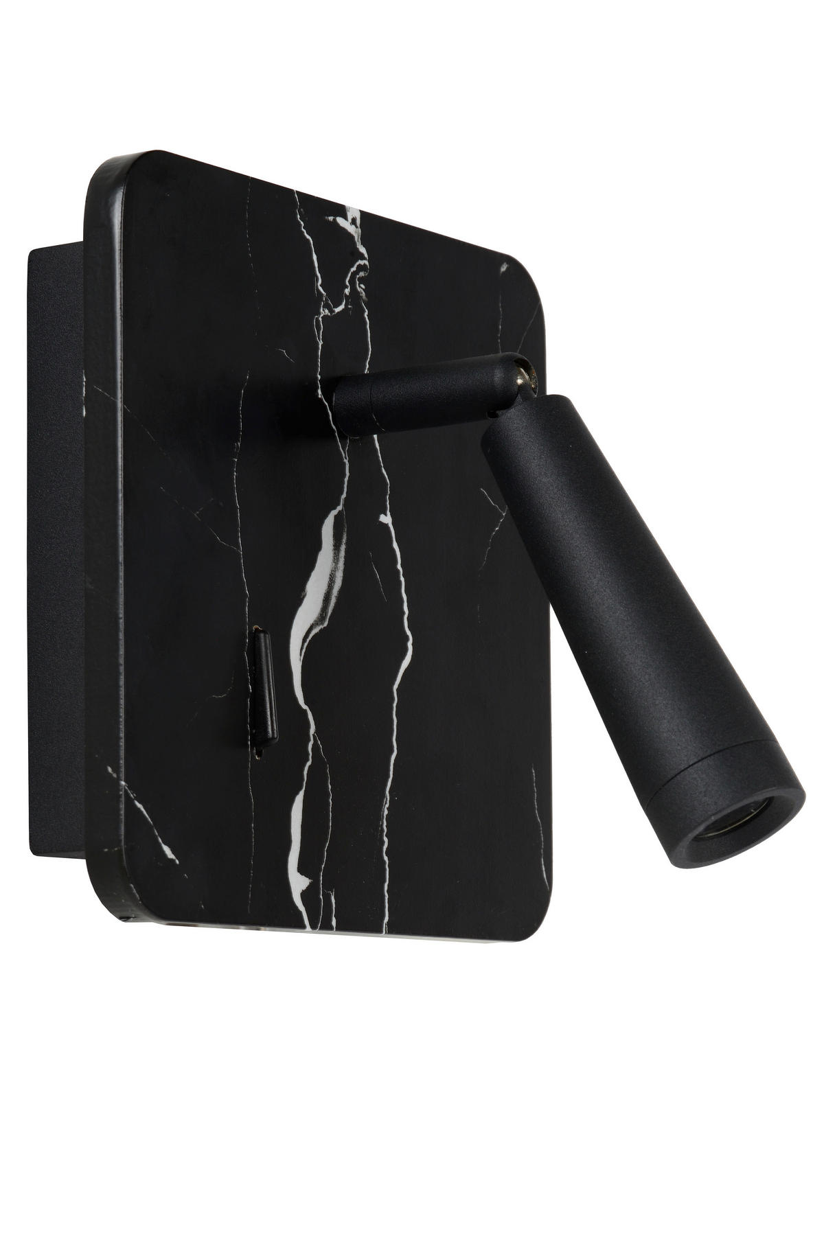 LESELEUCHTE Oregon 15/15/10 cm  - Schwarz/Weiß, Design, Metall (15/15/10cm) - Lucide