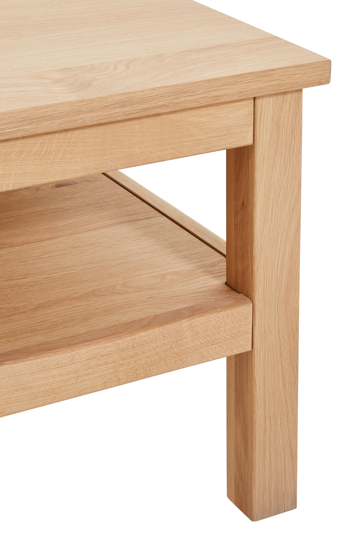 COUCHTISCH Kerneiche furniert, teilmassiv, vollmassiv 110/70,2/44,8 cm rechteckig Eichefarben  - Eichefarben/Schwarz, KONVENTIONELL, Holz/Metall (110/70,2/44,8cm) - Cantus