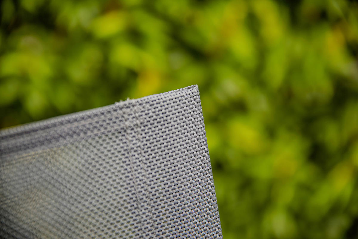 GARTENSET TeakholzEdelstahl  - Silberfarben/Teakfarben, MODERN, Glas/Holz - Gardenson