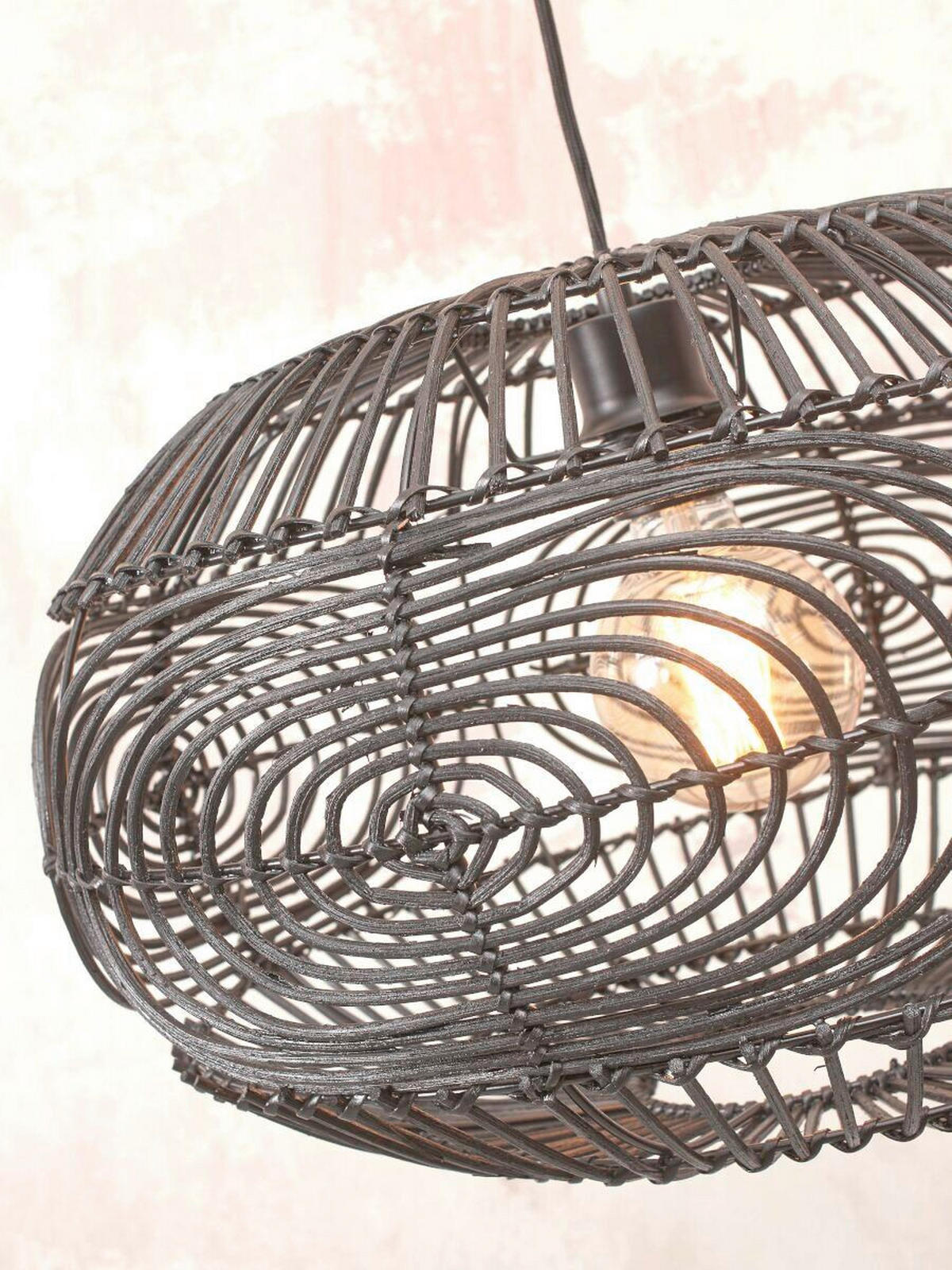 STOJACÍ LAMPA, 74/48/176 cm - černá, Trend (74/48/176cm) - Good & Mojo