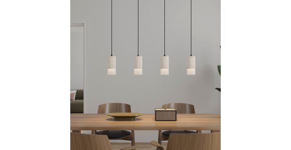 LED-HÄNGELEUCHTE Mimosa 86/8/150 cm   - Pinienfarben, Design, Kunststoff/Stein (86/8/150cm) - Dieter Knoll