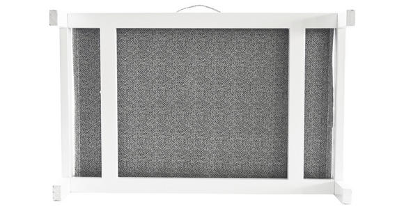 KOMMODE , 46/94/30 cm, 4 Schublade(n)  - Weiß/Grau, Basics, Karton/Holz (46/94/30cm) - Carryhome