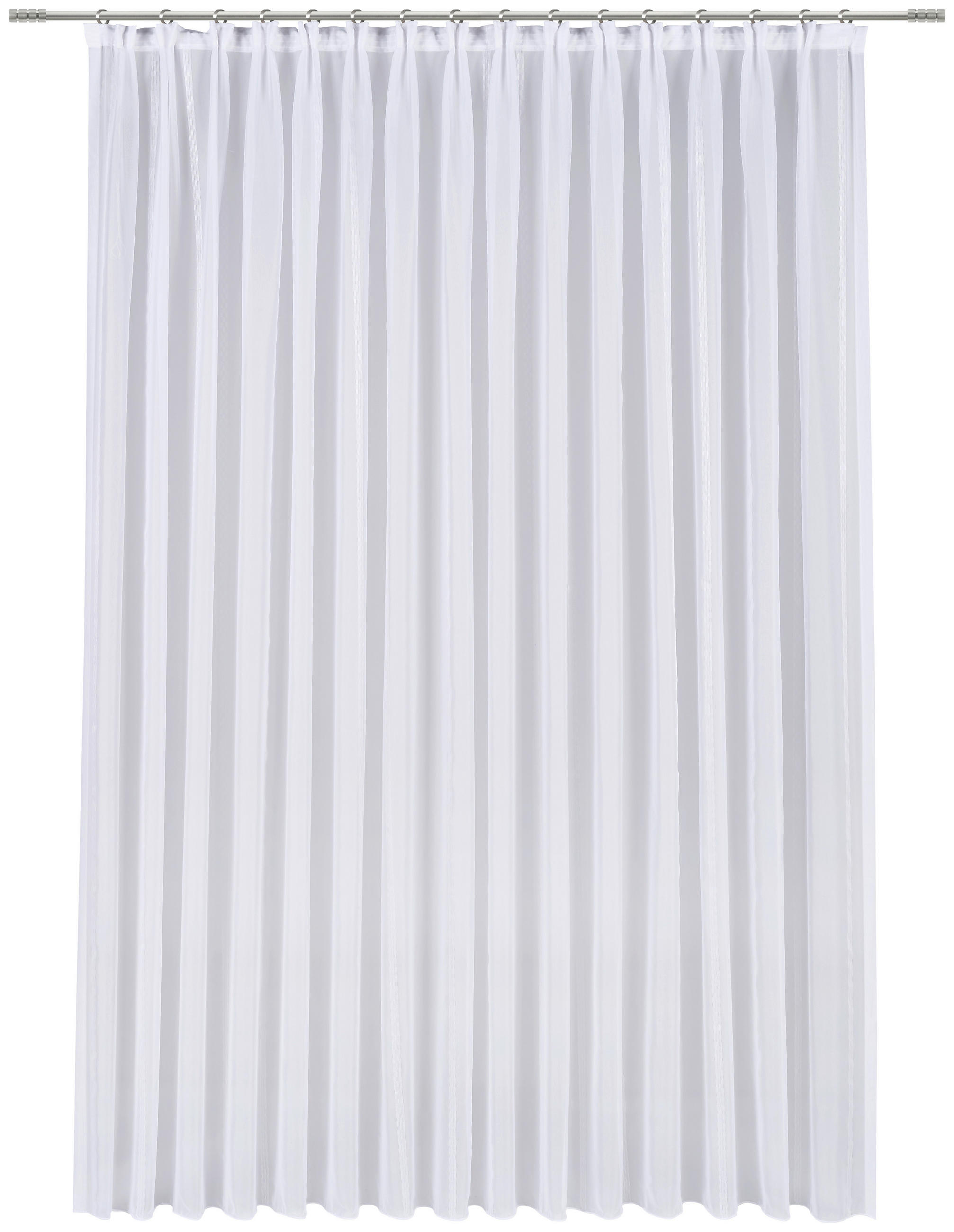 FERTIGSTORE  halbtransparent   450/175 cm  - Weiß, Basics, Textil (450/175cm) - Esposa