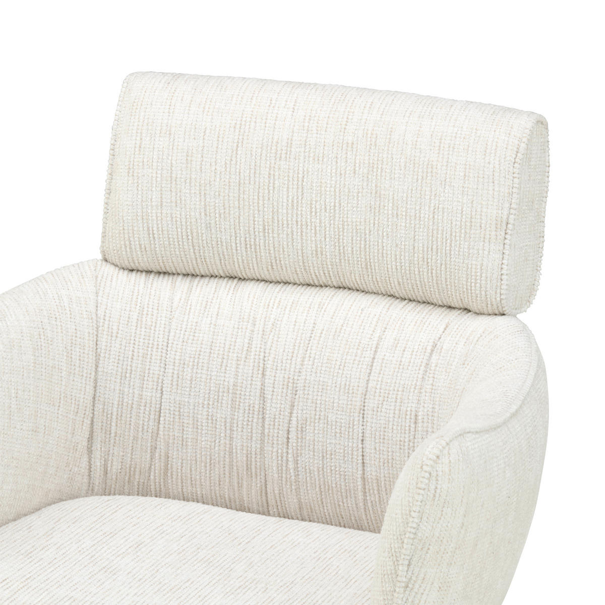 ARMLEHNSTUHL  in Edelstahl Mikrofaser  - Edelstahlfarben/Beige, KONVENTIONELL, Textil/Metall (61/89/63cm) - Livetastic