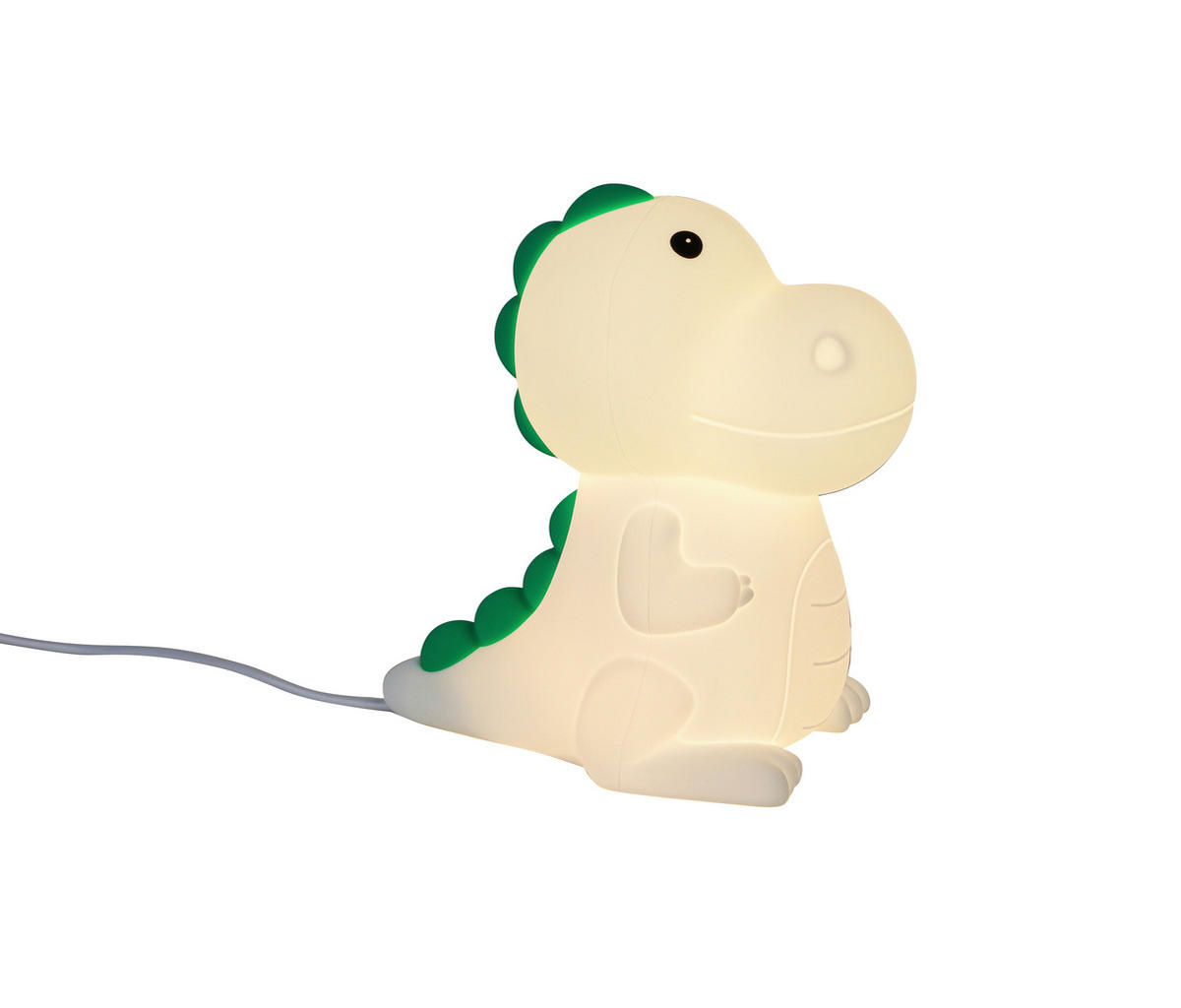 NOĆNO SVETLO - bela, Trendi, plastika (8,5/13,5/13,8cm) - Novel