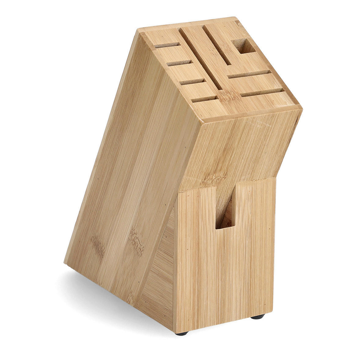 MESSERBLOCK  - Naturfarben, Basics, Holz (22/9/22cm) - Zeller Present