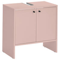 WASCHBECKENUNTERSCHRANK 60/60/35 cm  - Schwarz/Rosa, MODERN, Holzwerkstoff/Kunststoff (60/60/35cm) - MID.YOU