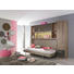 REGAL Eichefarben, Grau - Eichefarben/Silberfarben, Design, Kunststoff (212/93/38cm) - Carryhome