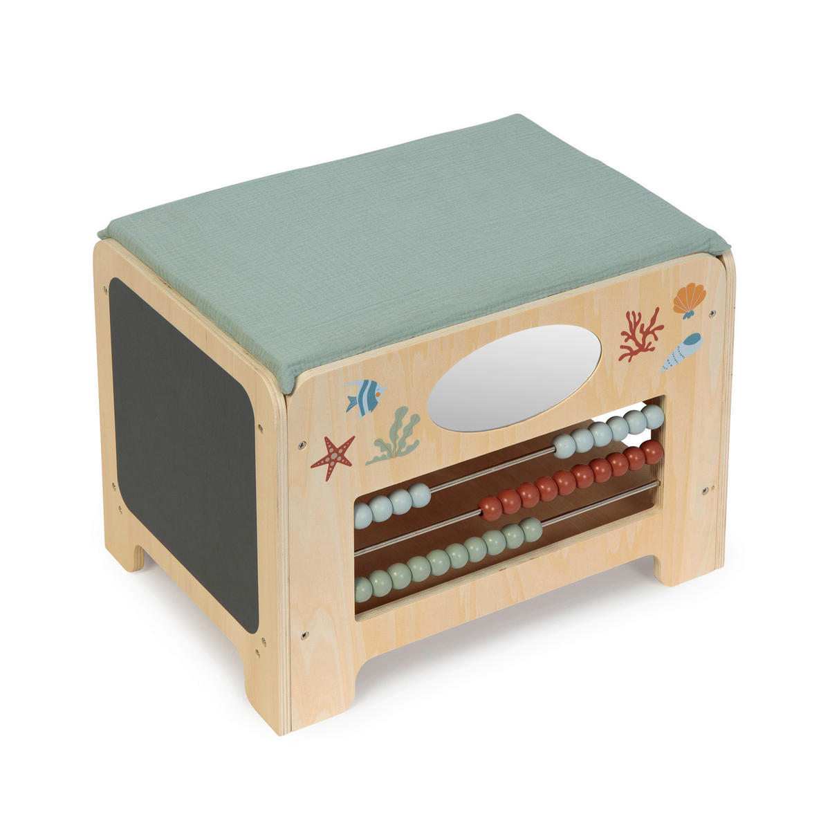 MOTORIKSPIEL ABELIA  - Naturfarben, Basics, Holz/Textil (42/32/32cm) - MUSTERKIND