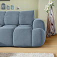 ECKSOFA  in Flachgewebe Blau  - Blau/Schwarz, KONVENTIONELL, Kunststoff/Textil (174/274cm) - Carryhome