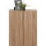 KOMMODE 60/76,8/33,6 cm - Eichefarben/Alufarben, Design, Holzwerkstoff/Kunststoff (60/76,8/33,6cm) - Carryhome KOMMODE 60/76,8/33,6 cm - Eichefarben/Alufarben, Design, Holzwerkstoff/Kunststoff (60/76,8/33,6cm) - Carryhome