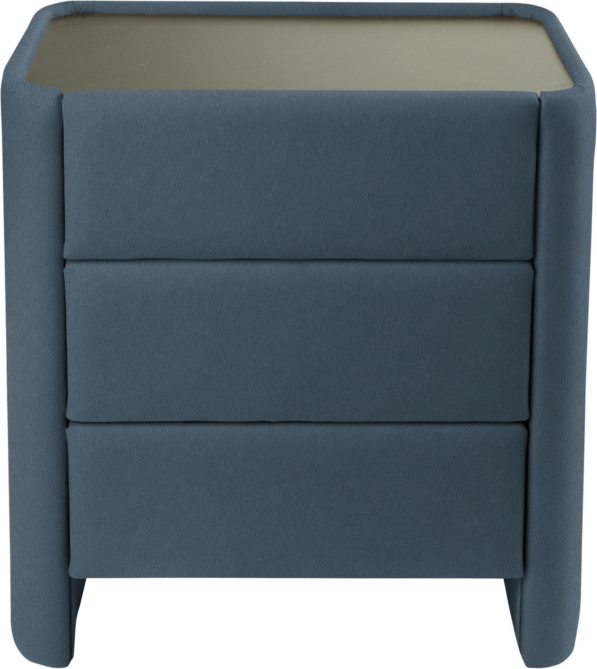 BOXSPRINGBETT 180/200 cm  in Blau, Hellgrau  - Blau/Hellgrau, Design, Textil/Metall (180/200cm) - Johann Jakob