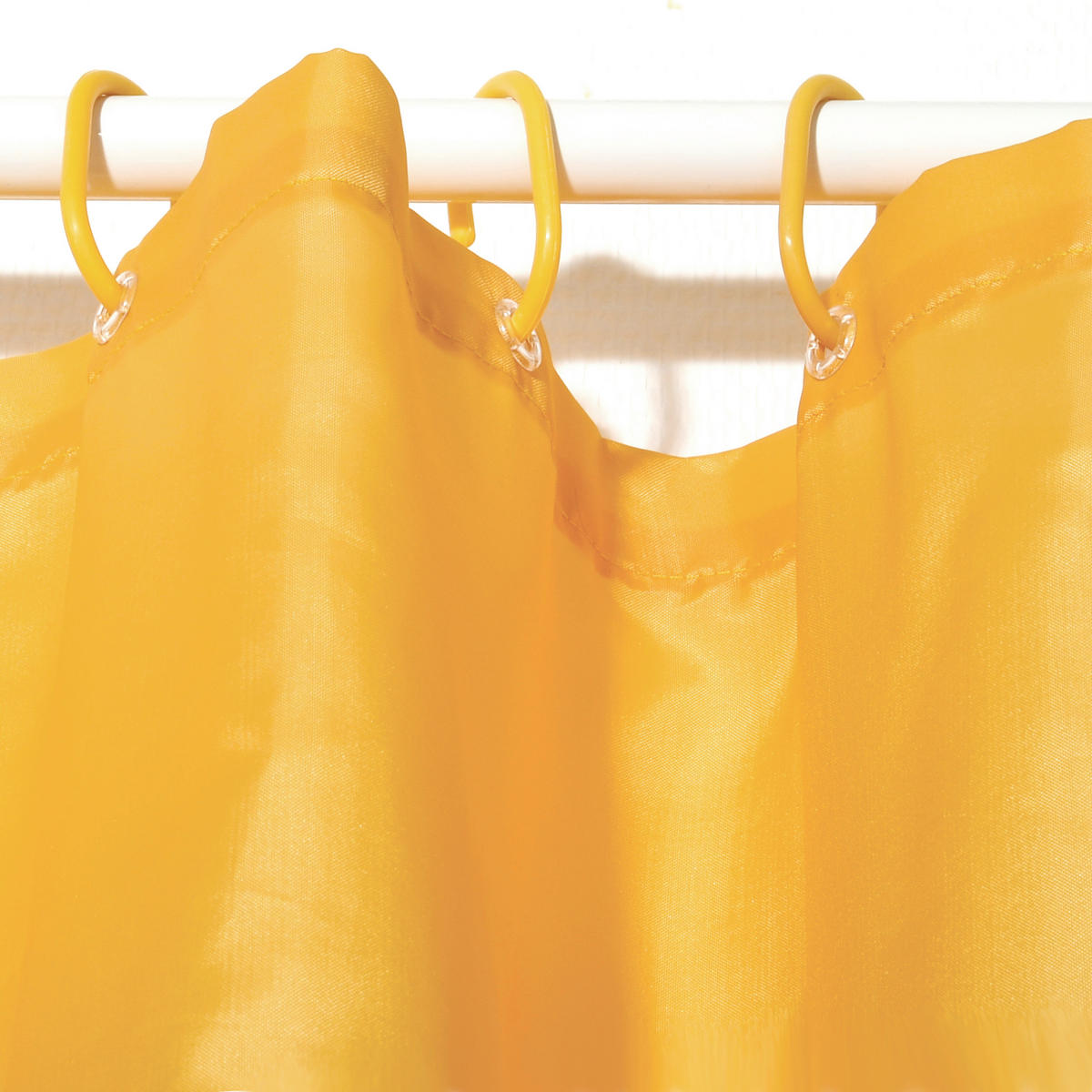 DUSCHVORHANG 180/200 cm  - Senfgelb, Basics, Textil (180/200cm) - MSV
