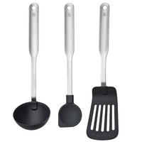 SET KUHINJSKOG PRIBORA - boja nerđajućeg čelika/crna, Osnovno, metal/plastika (34/11,5/9,5cm) - WMF