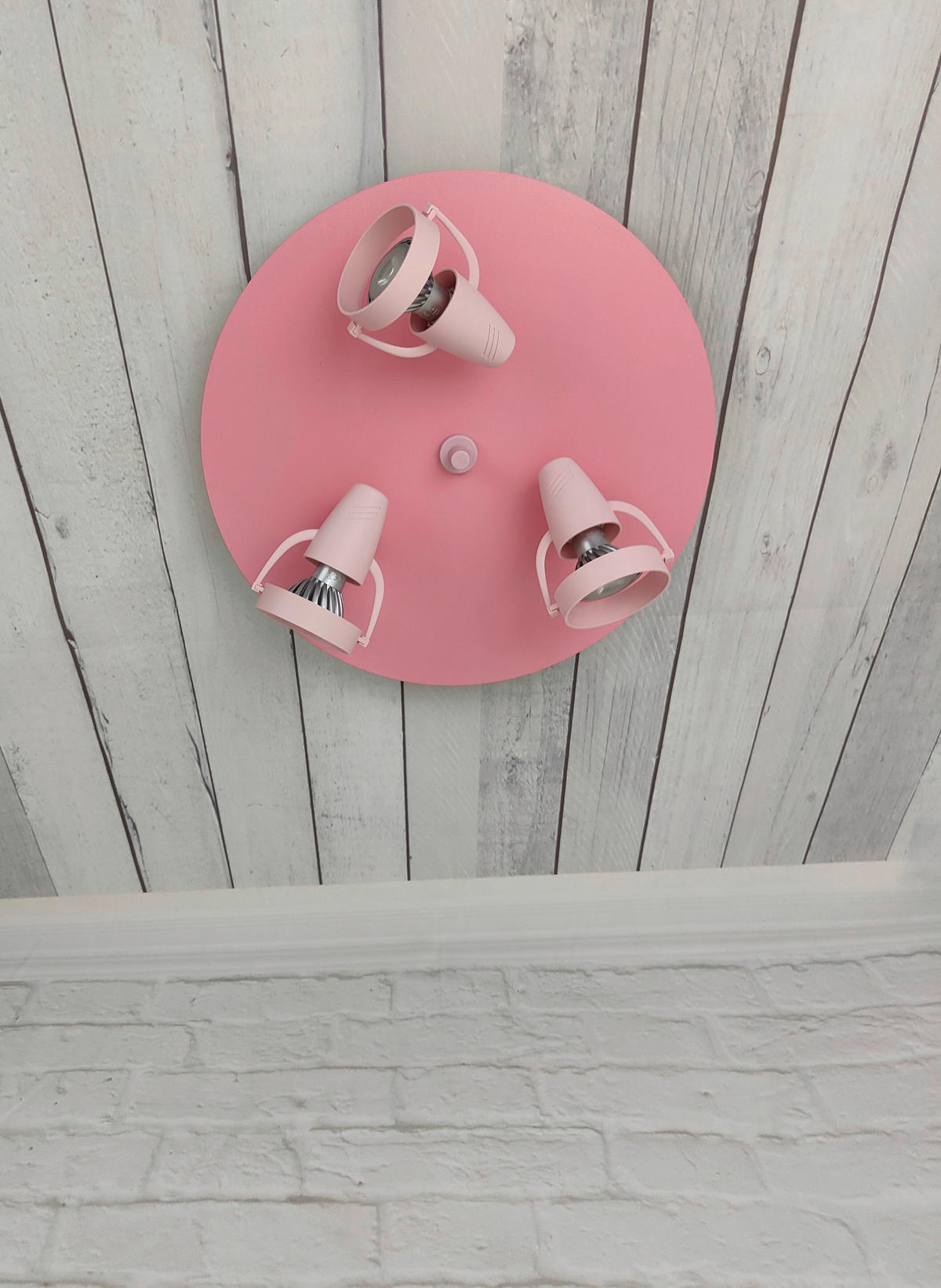 DECKENLEUCHTE 35/35/15 cm   - Rosa, Basics, Holzwerkstoff/Kunststoff (35/35/15cm)