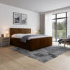 BOXSPRINGBETT 180/200 cm,  in Braun, Bettkasten, H2 + H3 = mittel + fest  - Schwarz/Braun, MODERN, Karton/Holzwerkstoff (180/200cm) - MID.YOU