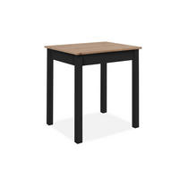 JEDÁLENSKÝ STÔL, čierna, dub artisan, 90/67/76 cm - čierna/dub artisan, Modern, kompozitné drevo (90/67/76cm) - MID.YOU