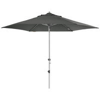 SONNENSCHIRM 320 cm Anthrazit  - Anthrazit/Alufarben, KONVENTIONELL, Textil/Metall (320/320cm) - Doppler