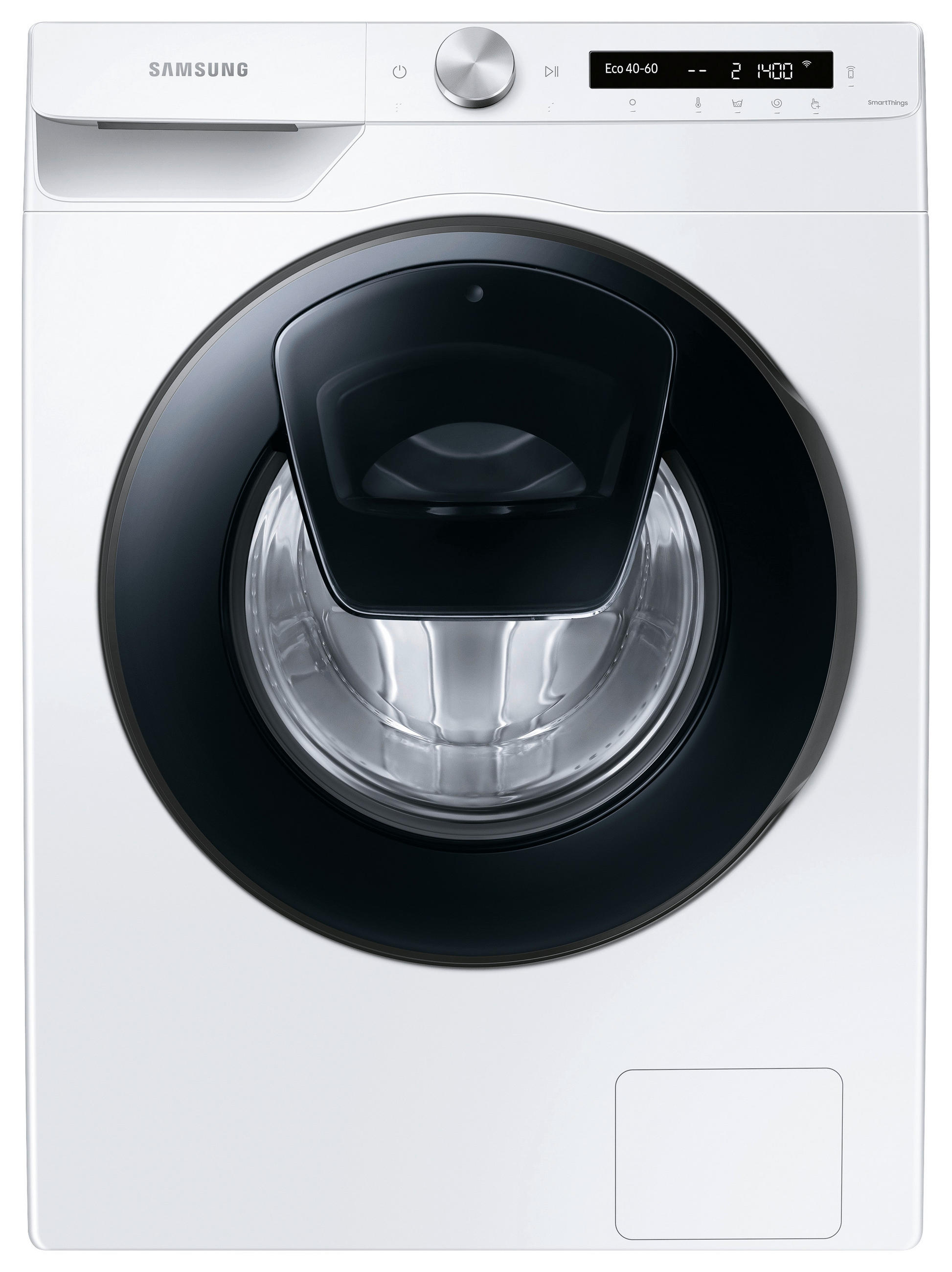 WASCHMASCHINE WW81T554AAW/S2  - Weiß, Basics, Glas/Kunststoff (60/85/55cm) - Samsung