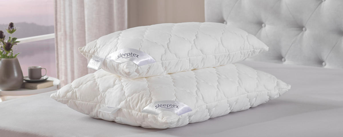 KOPFPOLSTER 40/80 cm   - Weiß, Basics, Textil (40/80cm) - Sleeptex