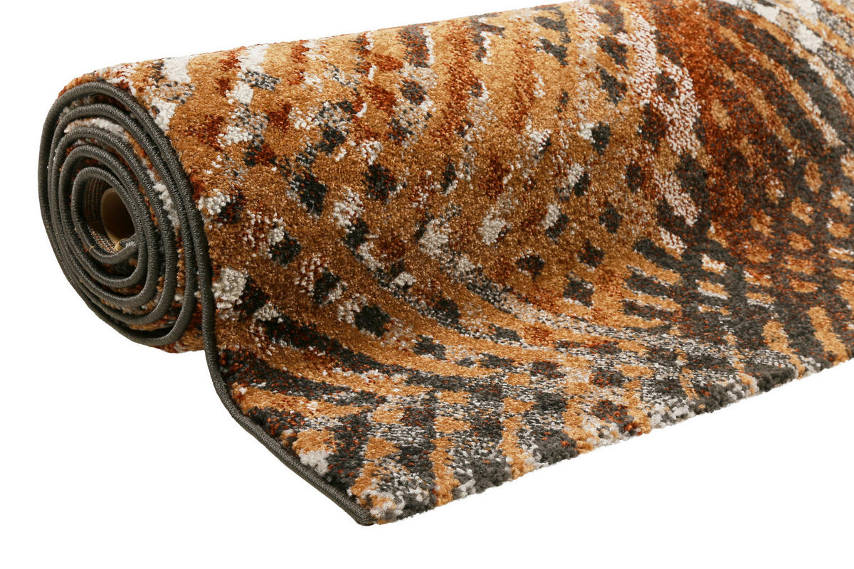 WEBTEPPICH 133/200 cm Vario Braun, Rostfarben  - Rostfarben/Braun, KONVENTIONELL, Textil (133/200cm) - Esprit