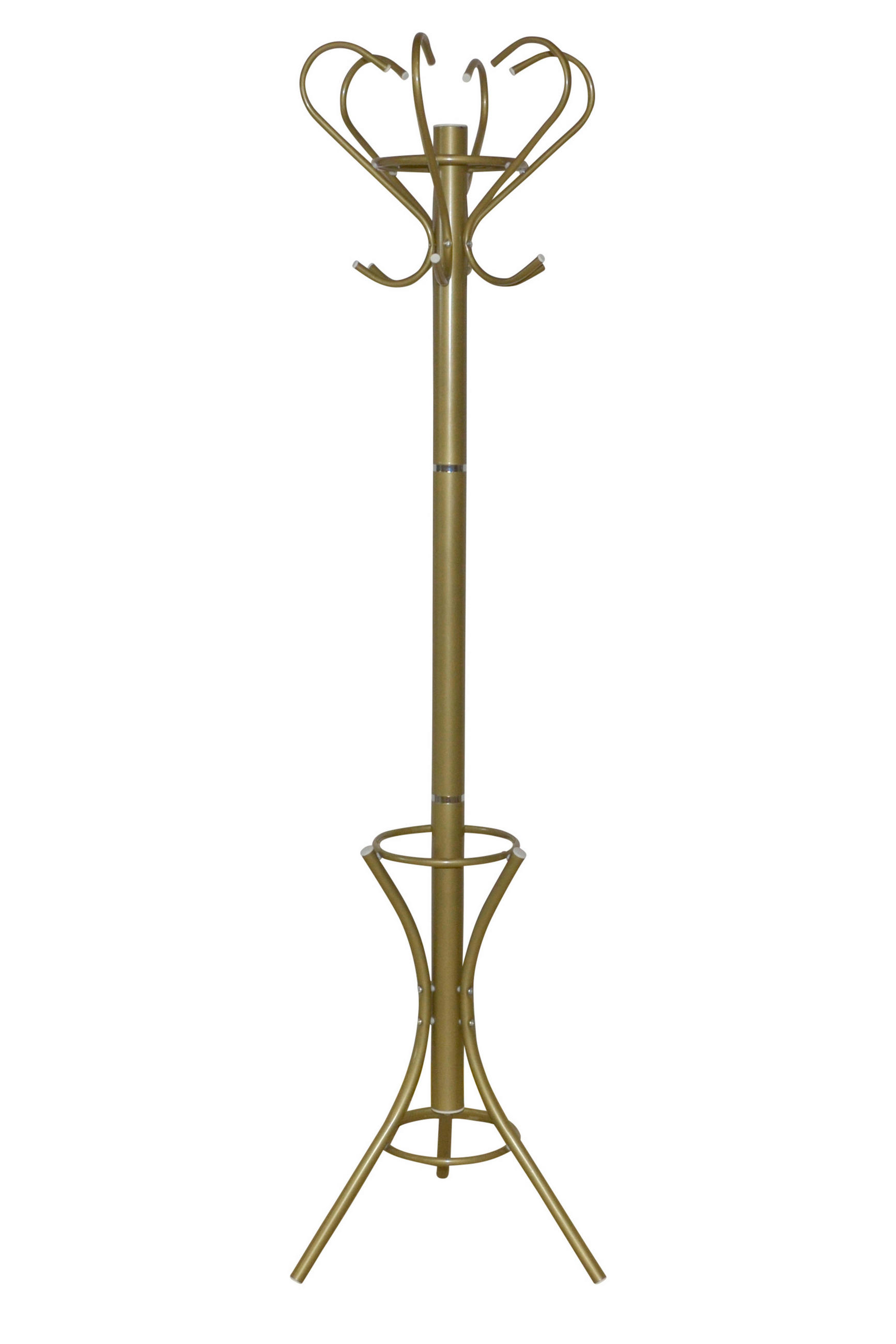 GARDEROBENSTÄNDER in Goldfarben 47/178/47 cm   - Goldfarben, Design, Metall (47/178/47cm) - MID.YOU