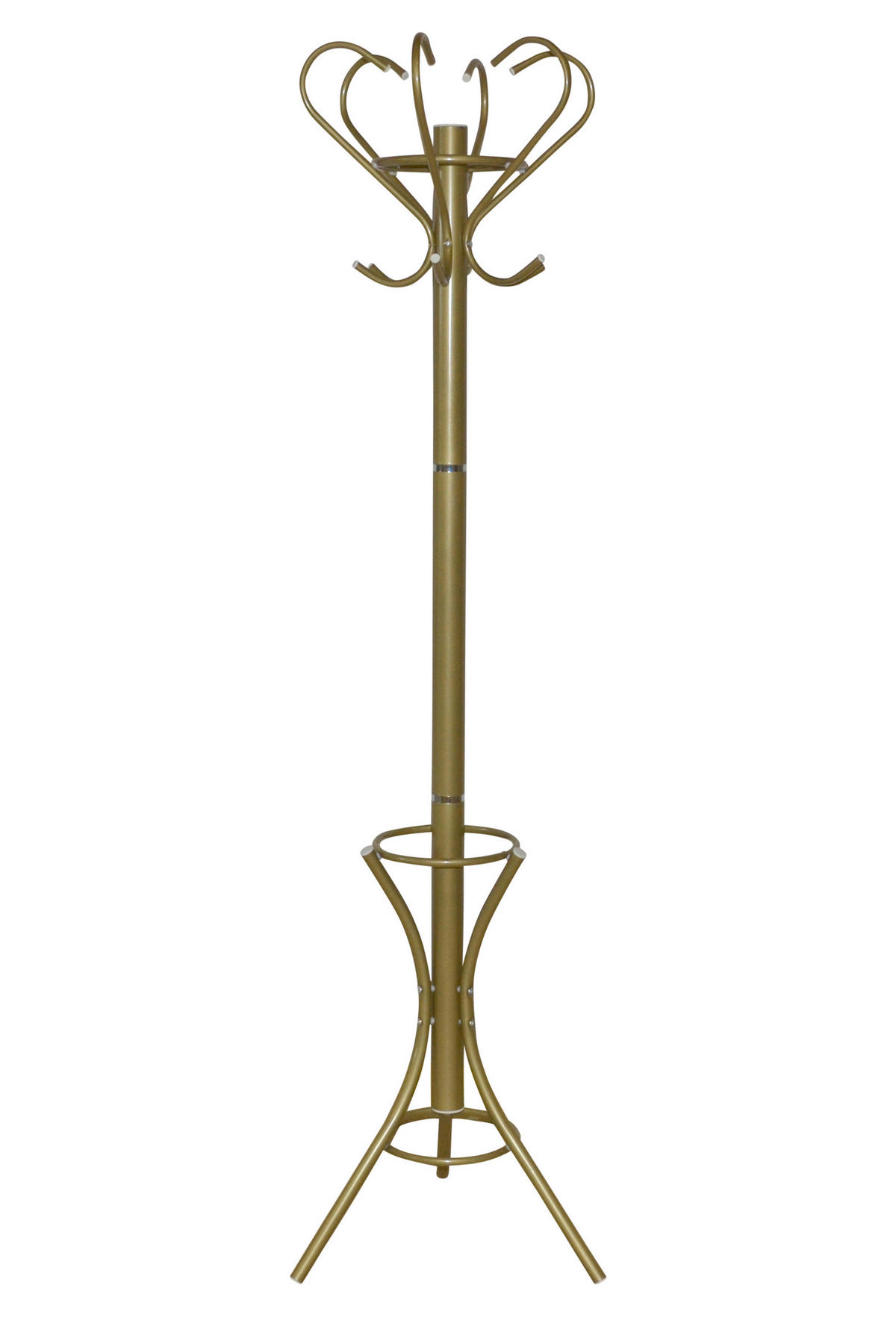 GARDEROBENSTÄNDER in Goldfarben 47/178/47 cm   - Goldfarben, Design, Metall (47/178/47cm) - MID.YOU