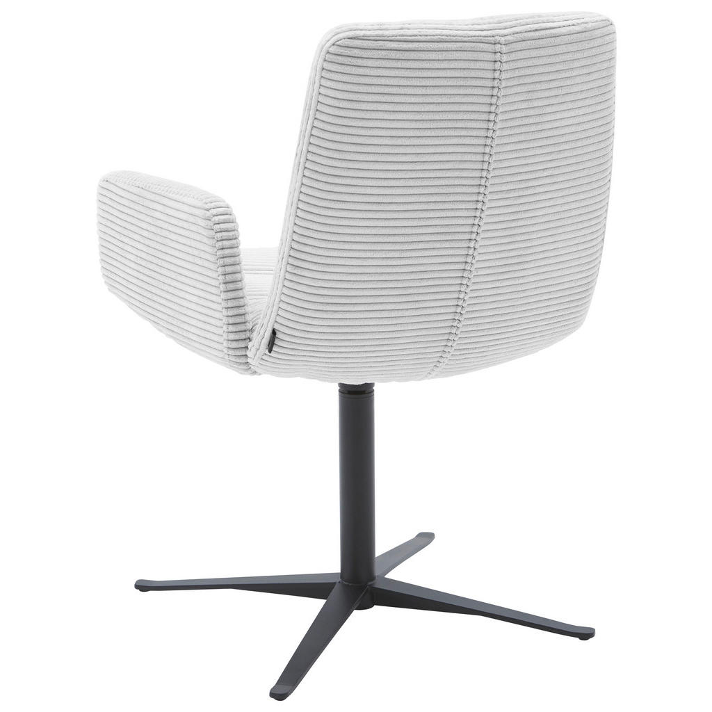 Thumbnail - Dieter Knoll Armlehnstuhl, Grauweiß, Textil, Sternfuß, 61x88x66 cm, Blauer Engel, Oeko-Tex® Standard 100, DGM-Klimapakt,...